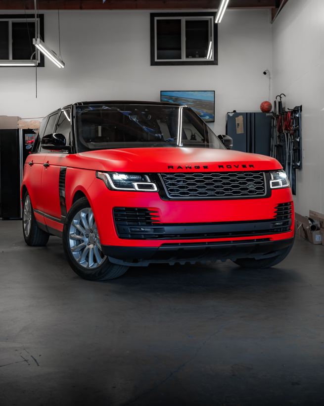 Range Rover · Satin Red by IMPCBL Motorsports
